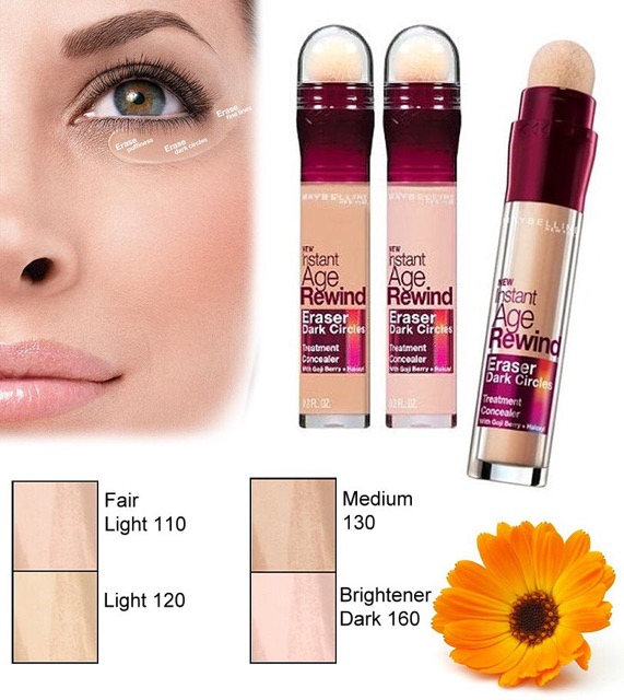 Kem Che Khuyết Điểm Maybelline Instant Age Rewind Eraser Dark Circles Effaceur Concealer