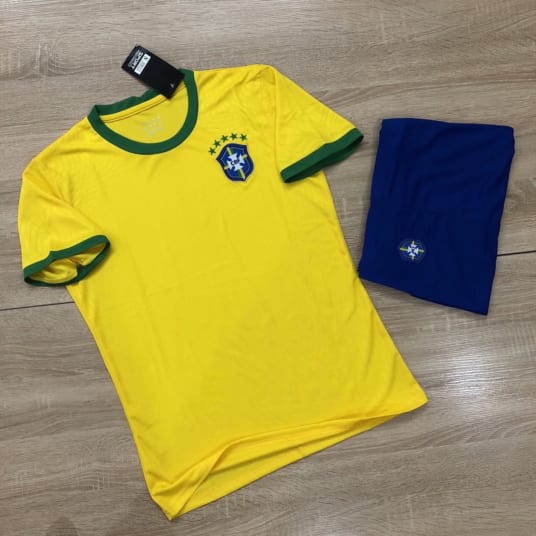 Bộ quần áo bóng đá đội tuyển quốc gia Brazil - Áo bóng đá vô dịch Copa America 2022 HANG MOI VỀ