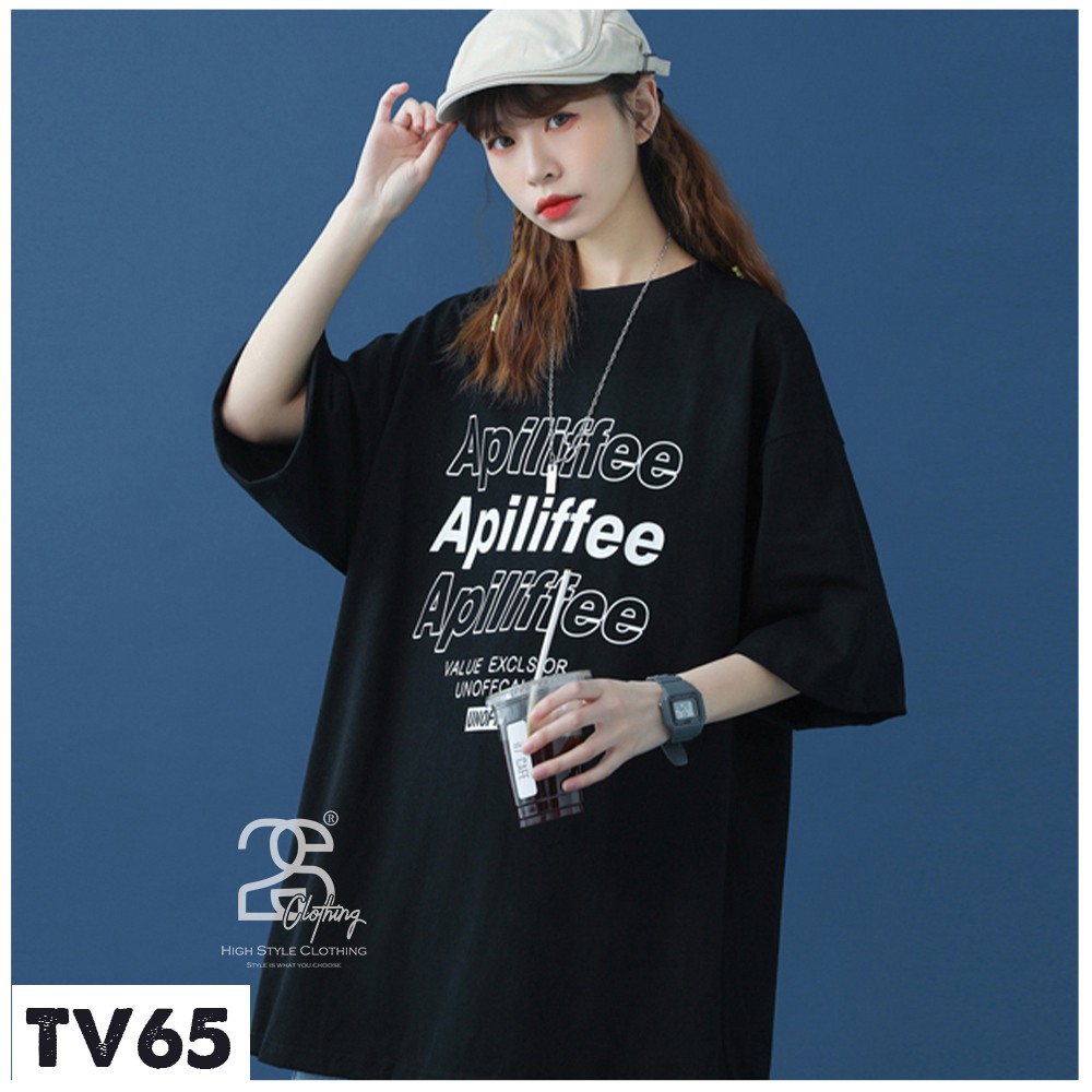 Áo Phông Nữ Tay Lỡ Form Rộng 2s Clothing Unisex Áo Thun Unisex Cotton Oversize Form Rộng Giá Rẻ In Hình Chữ Cá Tính TV65 | BigBuy360 - bigbuy360.vn