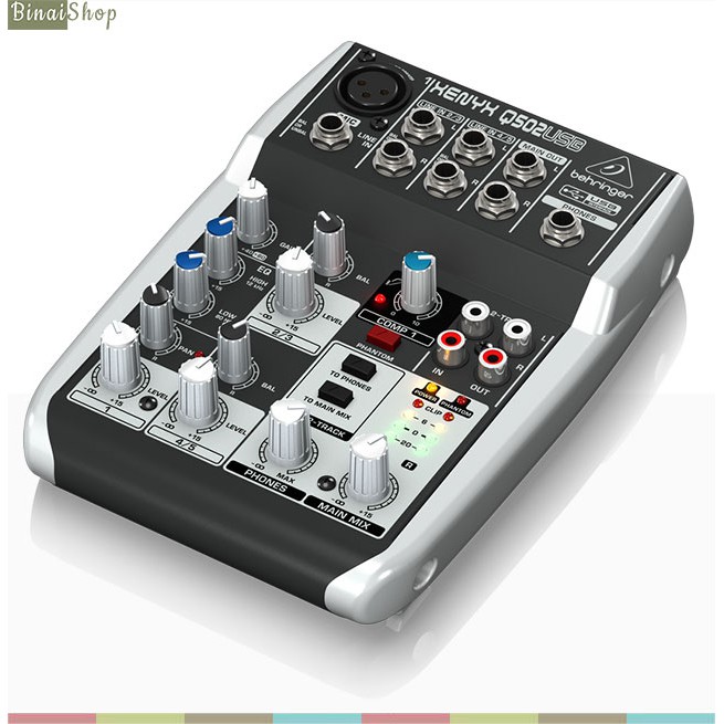 Mixer USB 5 cổng Behringer XENYX Q502USB