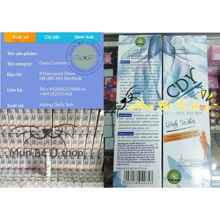 Kem dưỡng thể make up body CDY hàng chuẩn