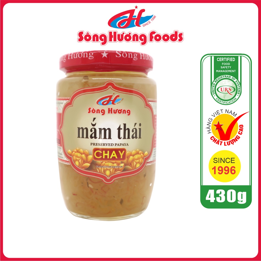 Mắm Thái Chay Sông Hương Foods Hũ 430g - Thực phẩm chay, cung cấp vitamin, tốt tiêu hóa