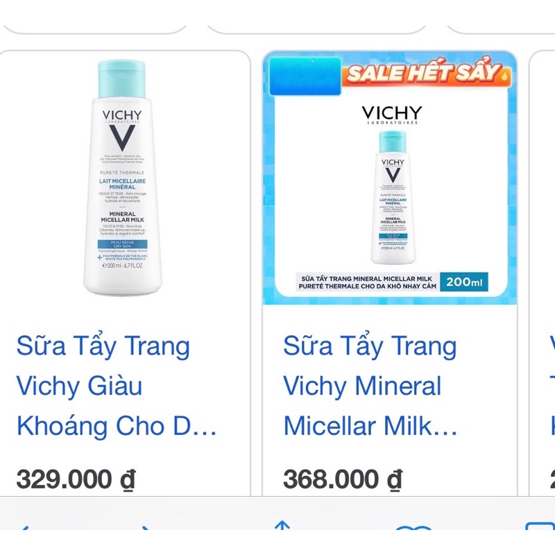 SỮA RỬA MẶT TẨY, TRANG SIÊU SẠCH VICHY | BigBuy360 - bigbuy360.vn