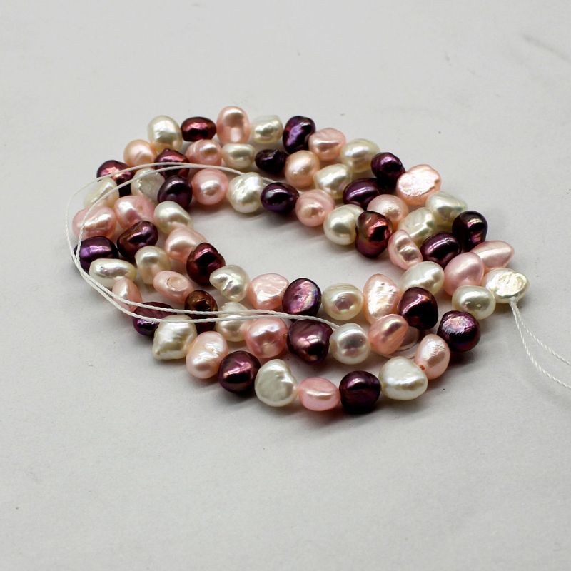 Hạt Ngọc Trai Nước Ngọt 6-7mm Dùng Làm Đồ Trang Sức