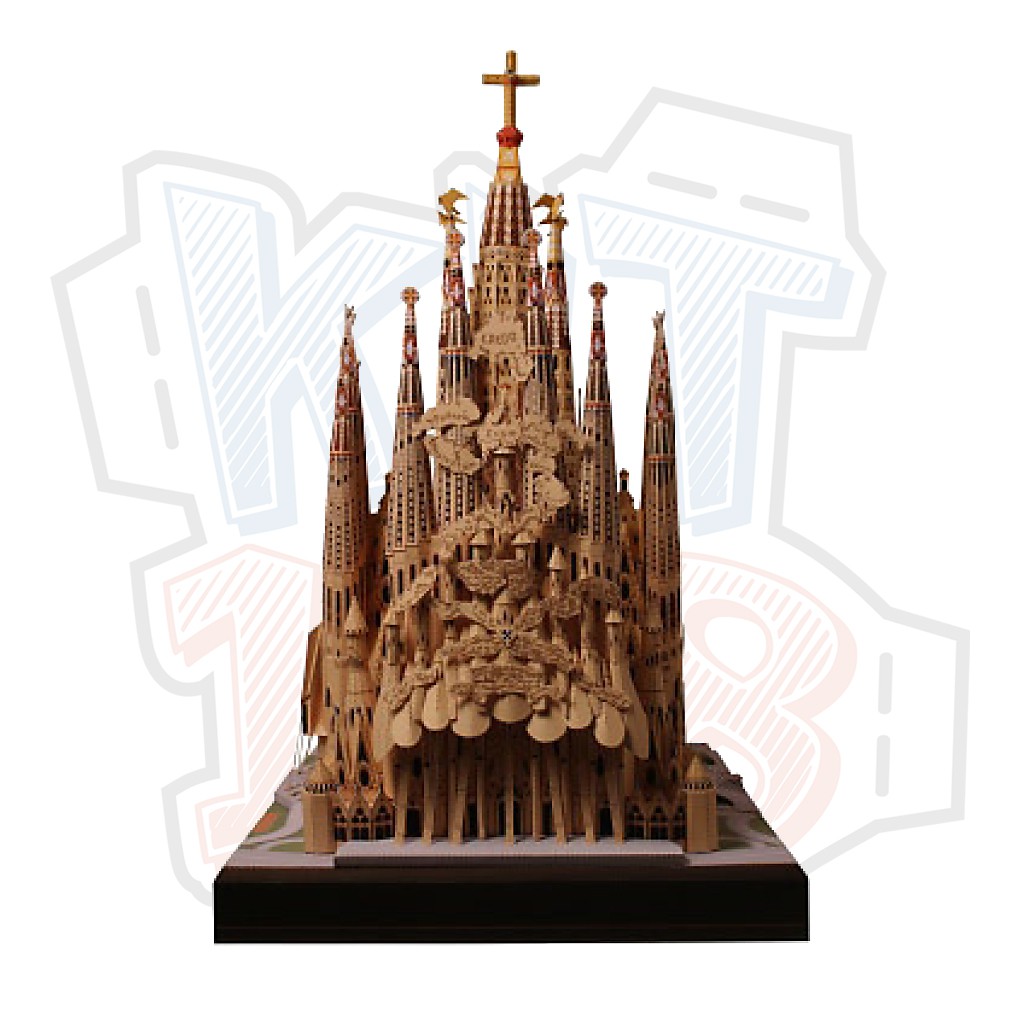 Mô hình giấy kiến trúc Vương cung thánh đường Tây Ban Nha Sagrada Familia – Spain