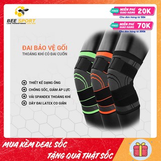 Đai bó đầu gối cao cấp Aolikes AL7720 (1 CÁI) - Dụng cụ tập gym, bảo vệ khớp gối khi chơi thể thao