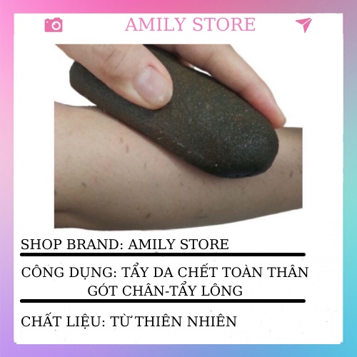 Đá tắm tự nhiên tẩy tế bào chết đá massage mặt - Amily Store99 | BigBuy360 - bigbuy360.vn