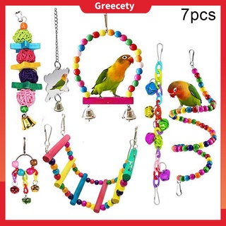 Bộ 7 Món Đồ Chơi Cho Chim Vẹt