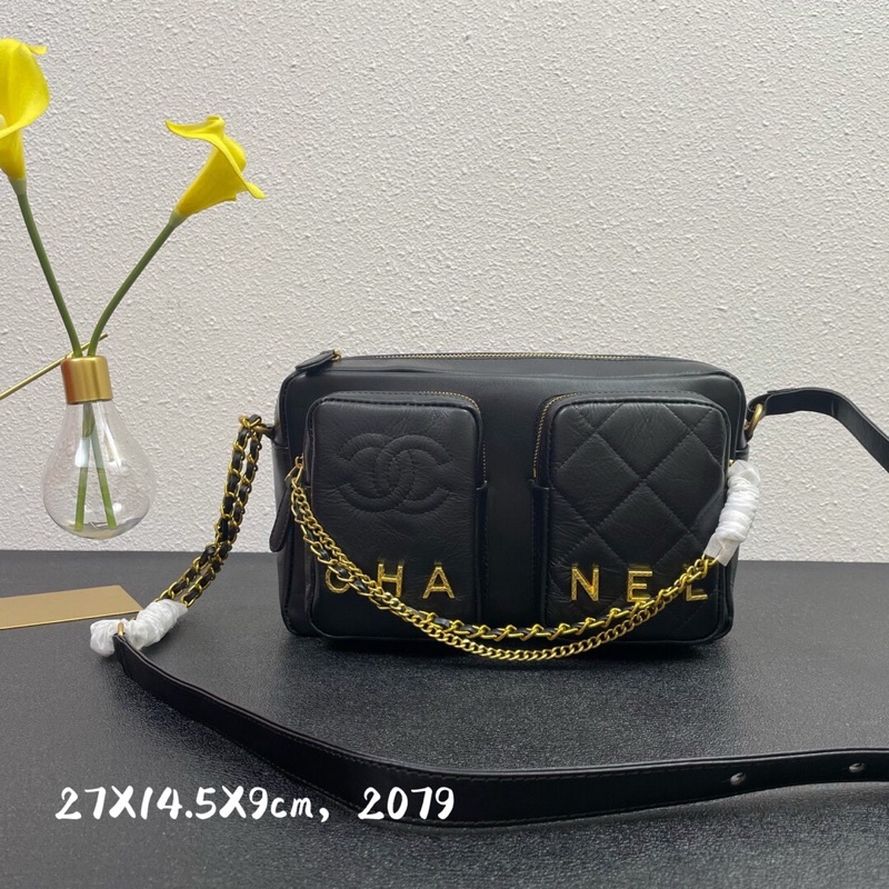Túi đeo chéo nữ da thật logo thương hiệu 𝘾𝙝𝙖𝙣𝙚𝙡 CN/channel cao cấp thiết kế mới 2022