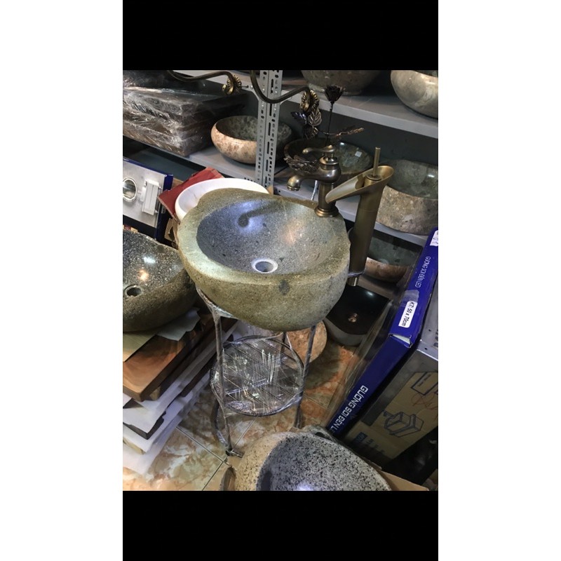 Lavabo đá cụi tự nhiên | BigBuy360 - bigbuy360.vn