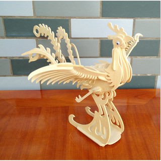 Đồ Chơi Lắp Ráp Gỗ 3D Mô Hình Phượng Hoàng Phoenix