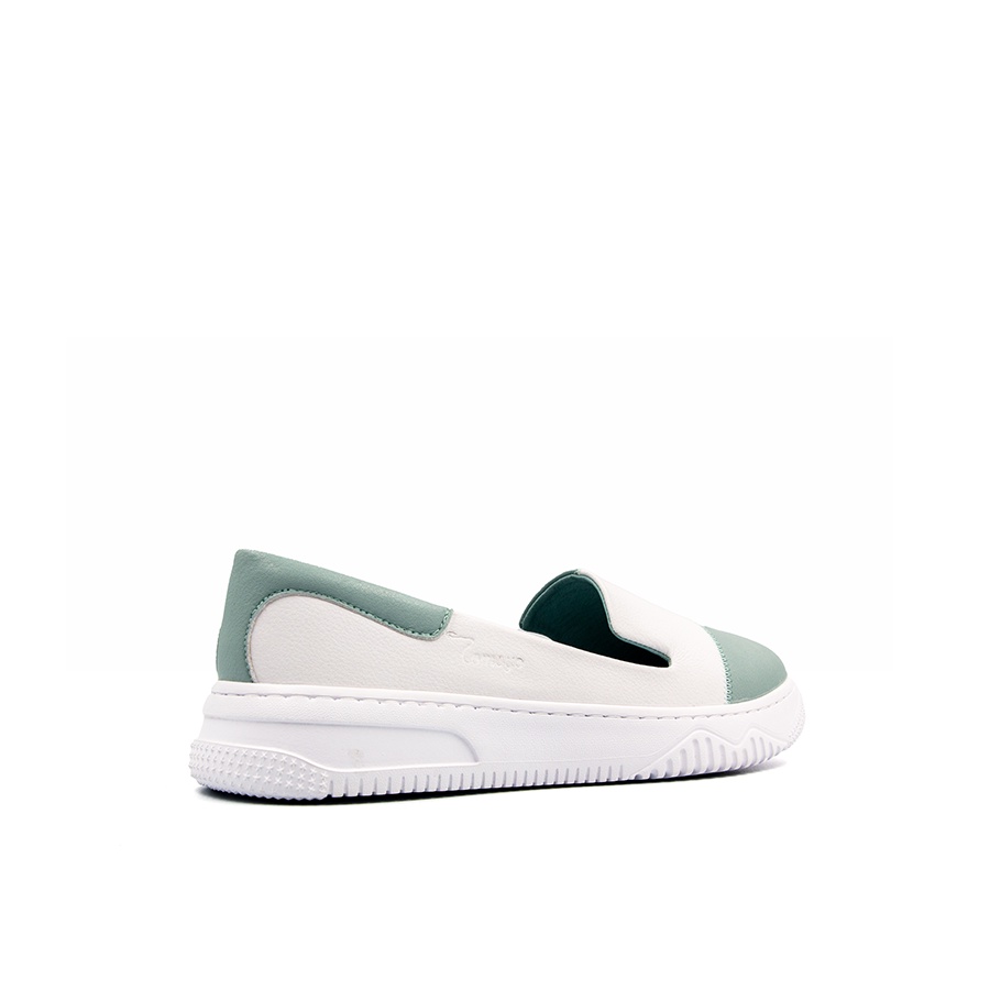 Giày Sneaker Nữ Tomoyo Da Microfiber Hoạ Tiết Sọc Caro &quot;SIÊU CÁ TÍNH&quot; TMW31207