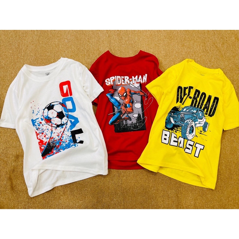 ÁO COTTON GAP BÉ TRAI size đại [20-50kg]