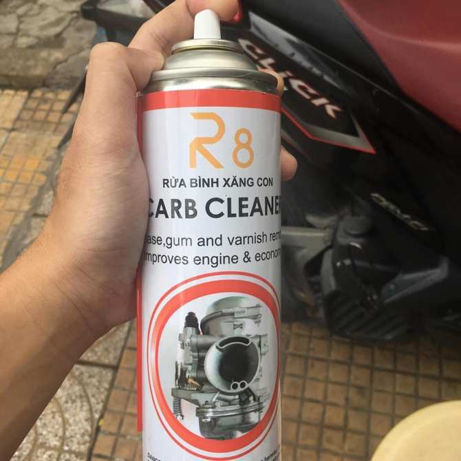 Chai vệ sinh rửa bình xăng con Carb Cleaner 500ml