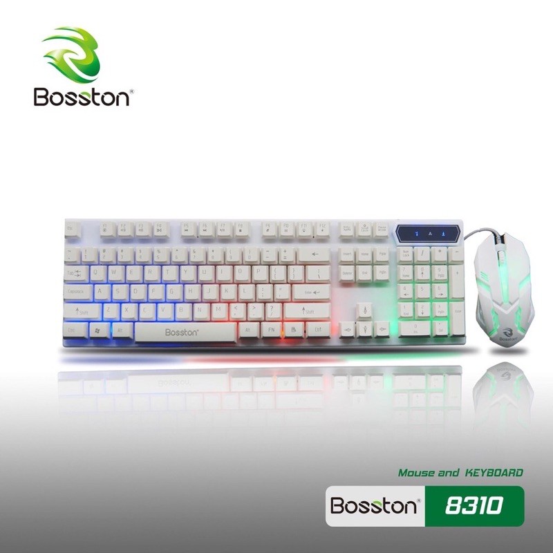 Combo bàn phím + chuột có dây BOSSTON 8310 chuyện game chính hãng