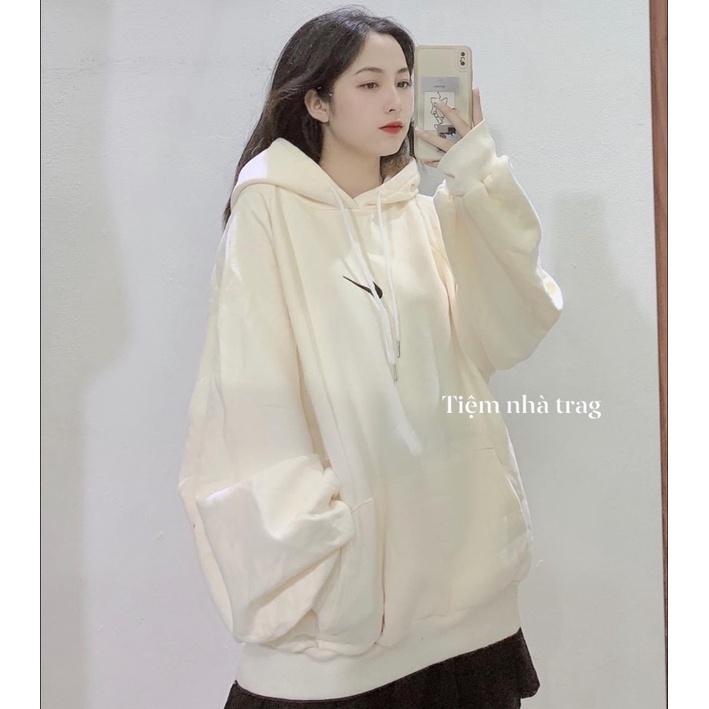 áo hoodie nỉ bông dày dáng rộng free size siu đẹp ❤️