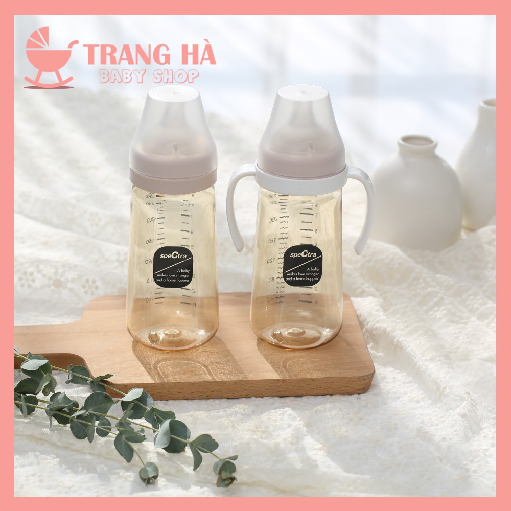 💘 𝑪𝑯𝑰́𝑵𝑯 𝑯𝑨̃𝑵𝑮💘 - Bình Spectra PPSU Hàn Quốc 160ml/260ml FULL Size Núm (0~3m/ 3~5m/ 5~7m/ >7m)