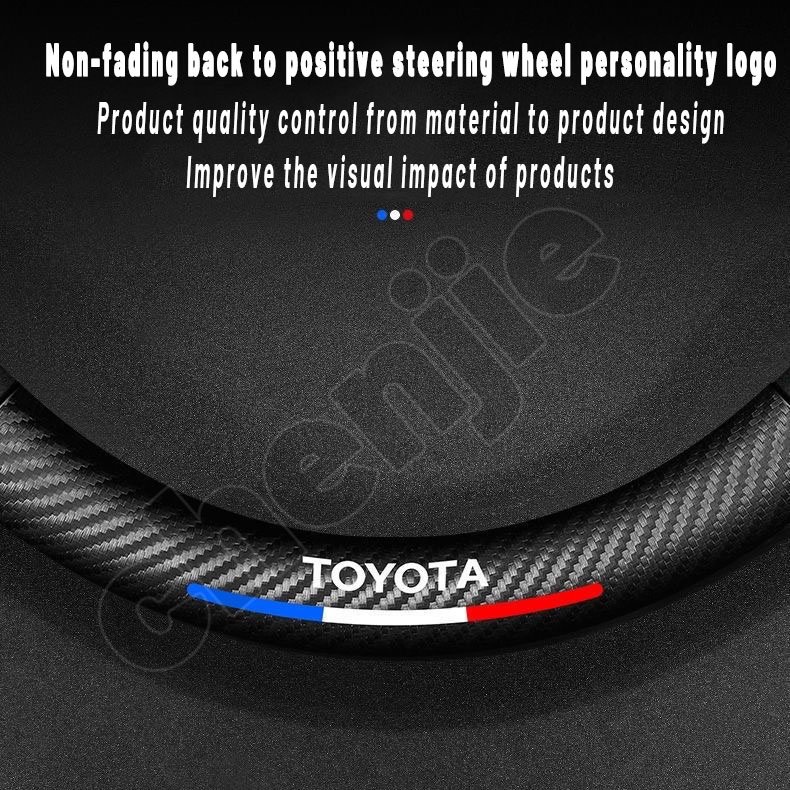 Bọc Vô Lăng Xe Hơi Chất Liệu Da Sợi Carbon 36~39CM Cho MG TF ZR EV GS EZS RX5 ZT 3SW Saloon ZS MG3 MG5 MG6 GT HS
