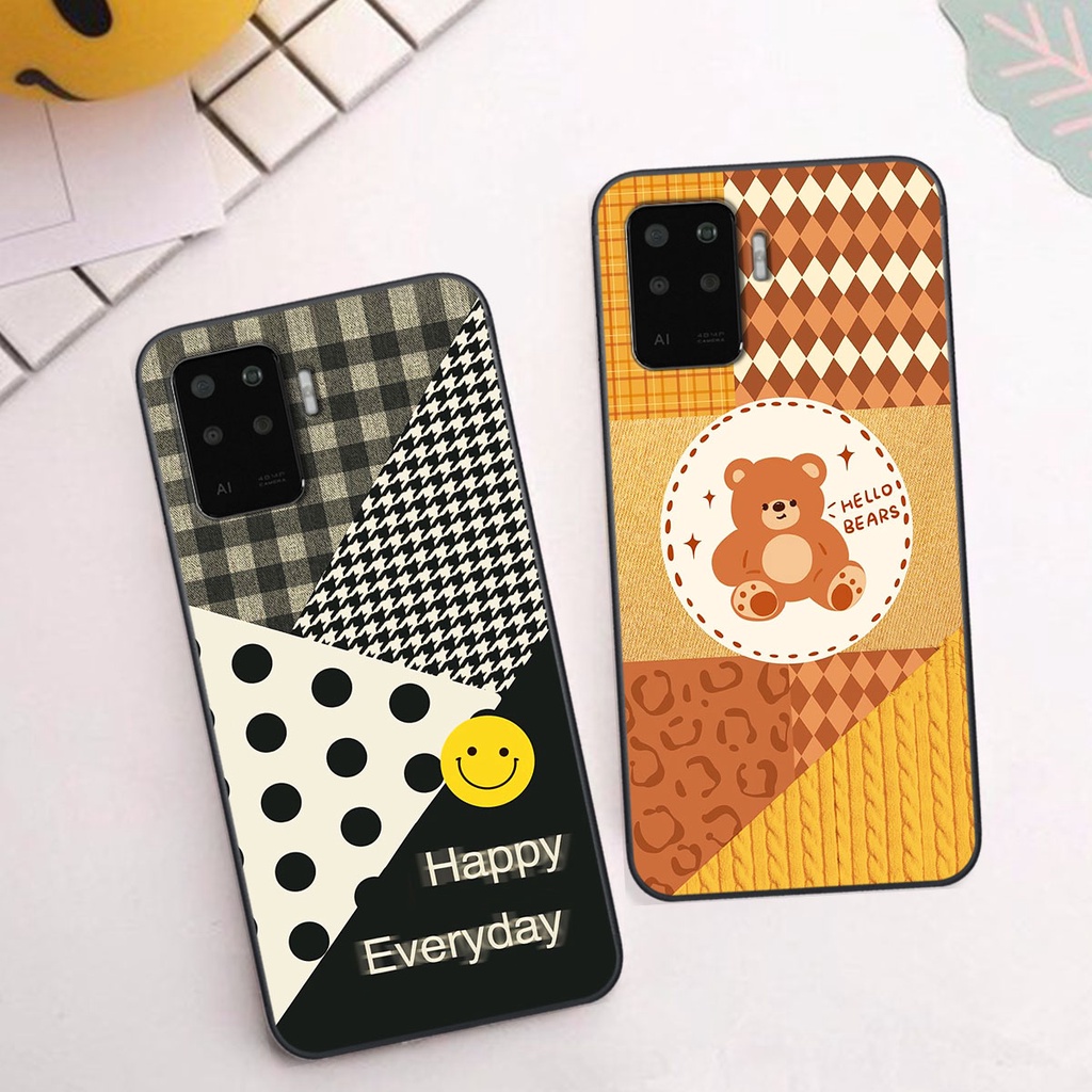 Ốp lưng Oppo A94 happy day, gấu bear dễ thương - BỀN - ĐẸP -BAO GIÁ TOÀN THỊ TRƯỜNG