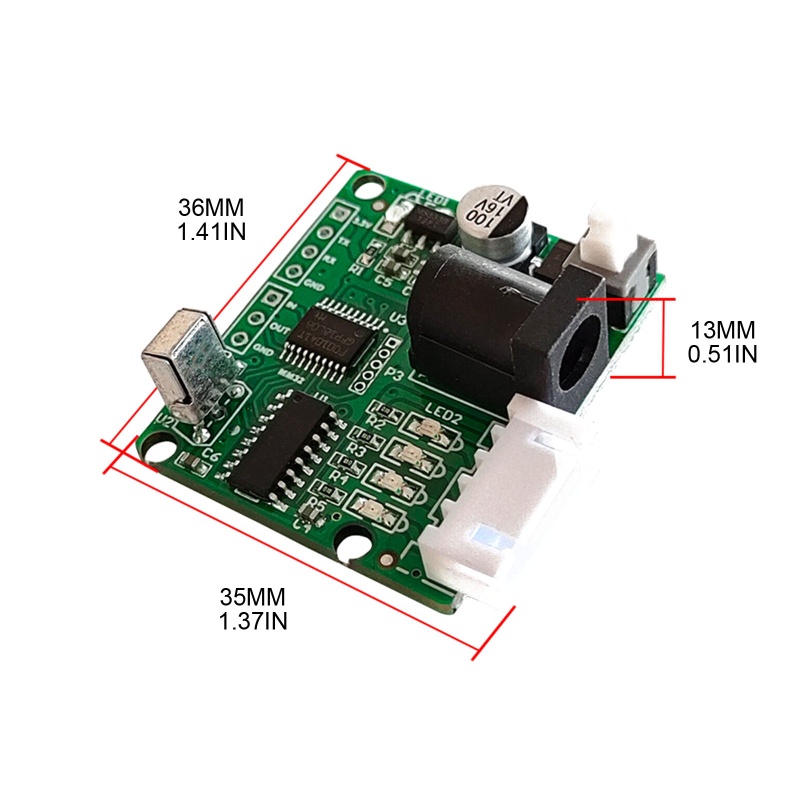 Bảng Mạch Điều Khiển Giảm Áp 4 Pha PCF * 28BYJ48 5V 5 Line