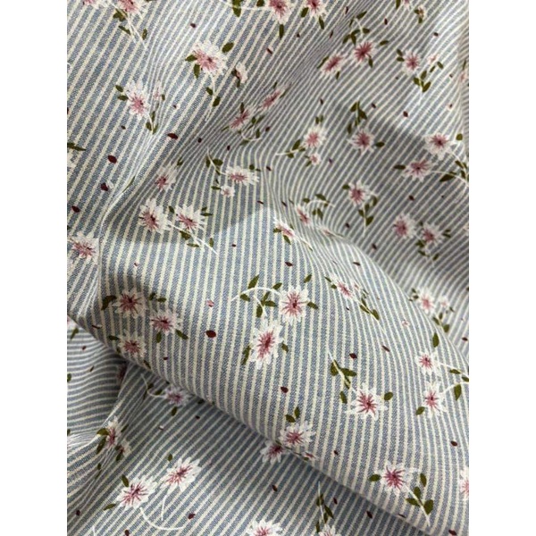 Vải linen hoa