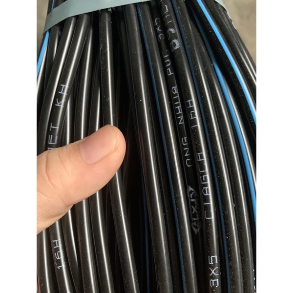 200m dây 3/5mm, dây 4mm dùng cho hệ thống tưới nhỏ giọt, dây loại 1 mềm, bóng, dây ldpe bóng, có dập số