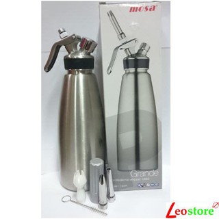 BÌNH XỊT KEM TƯƠI INOX MOSA DUNG TÍCH 1L