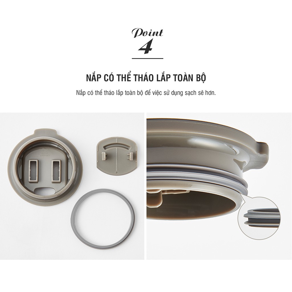 Cốc giữ nhiệt Lock&Lock Table Mug 473ml - LHC4247