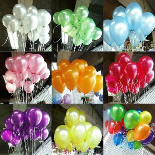 Bịch 10 cái Bóng Tròn nhũ 30cm trang trí sinh nhật PT67