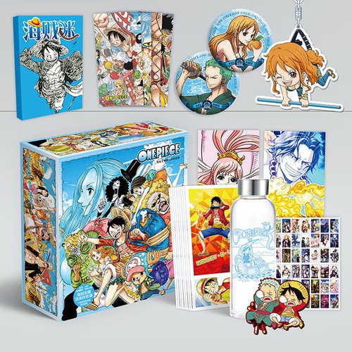 Hộp quà tặng Anime One Piece - Luffy, Zoro, Nami, Usopp, Sanji, Chopper, Robin, Franky, Brook - Otaku Shop