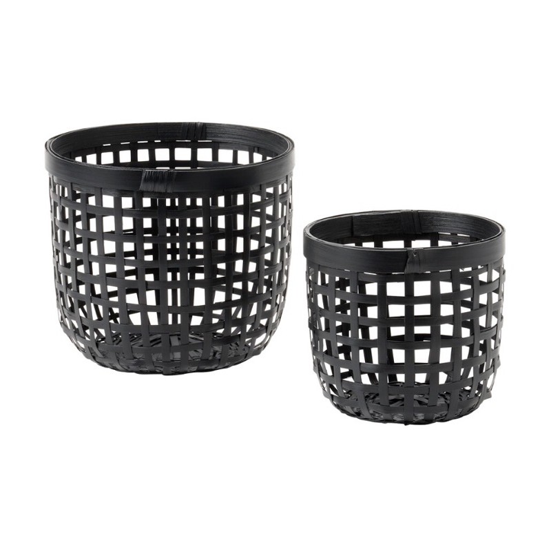 Ikea Set 2 Vòi Nước Đan Mây Màu Đen Chất Lượng Cao