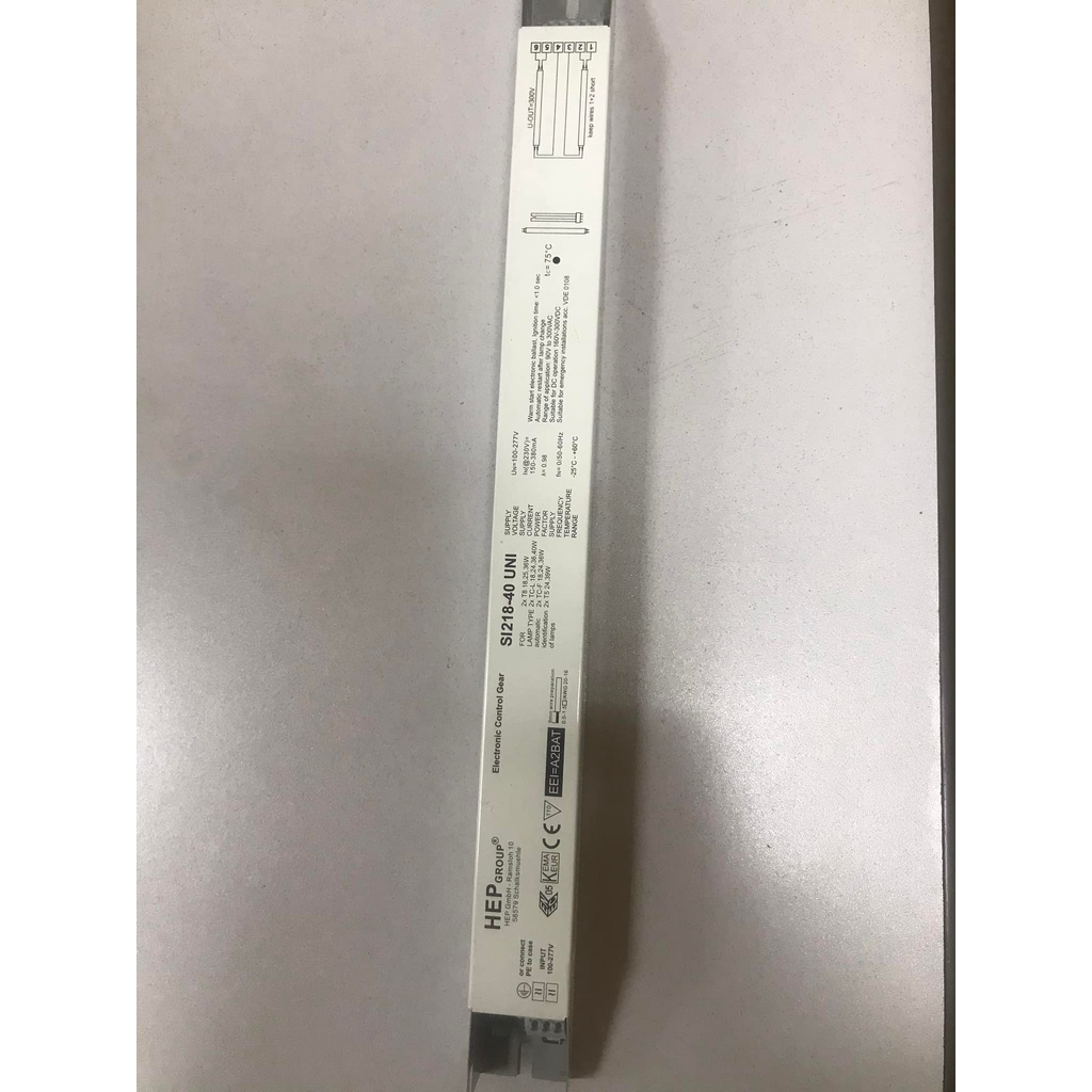 Chấn lưu đèn 2x18W 100-277V (Electronic Fluorescent Ballast) SI218-40-UNI