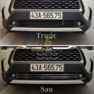 Ốp viền Ca lăng nắp capo bên dưới Toyota Corolla Cross