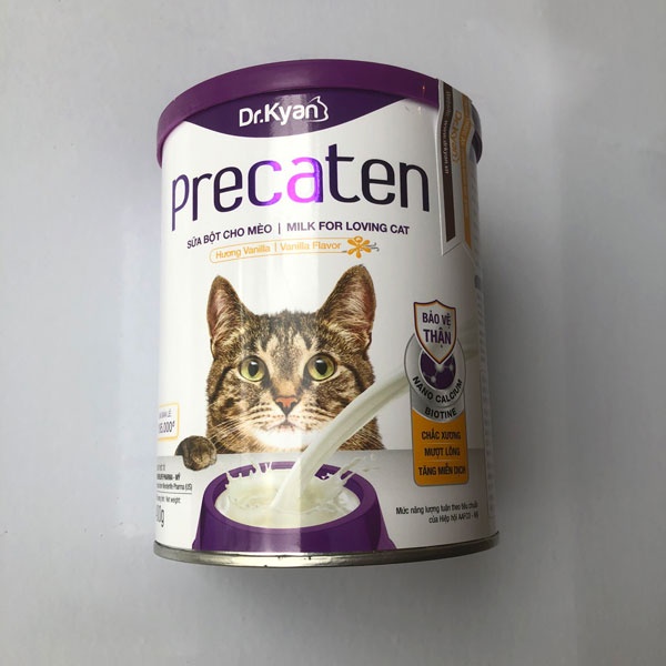 Sữa bột cho mèo Precaten lon 400g