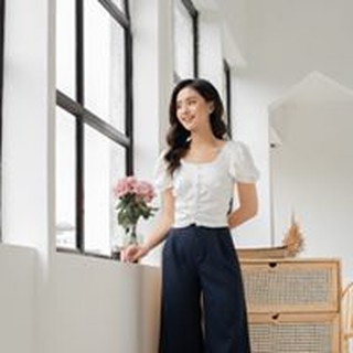 Quần culotte ống loe Q008
