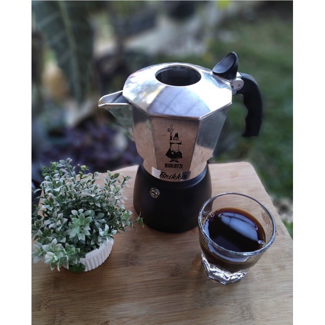 Ấm pha cà phê Bialetti Brikka tiện lợi ấm pha cafe ý 4 cup 2020 Campout A004