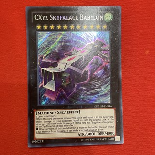 [Thẻ Bài Yugioh Chính Hãng]  CXyz Skypalace Babylon