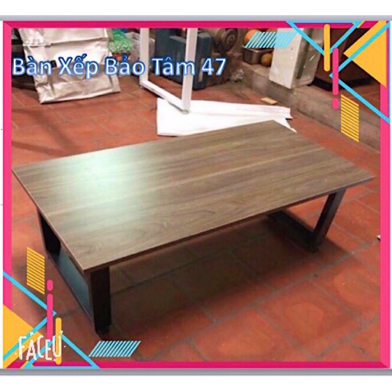 Bàn xếp Gỗ MDF 60*120 cao 32cm ngồi bệt