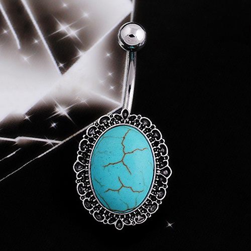 Khuyên rốn bằng thép y tế phong cách Bohemia