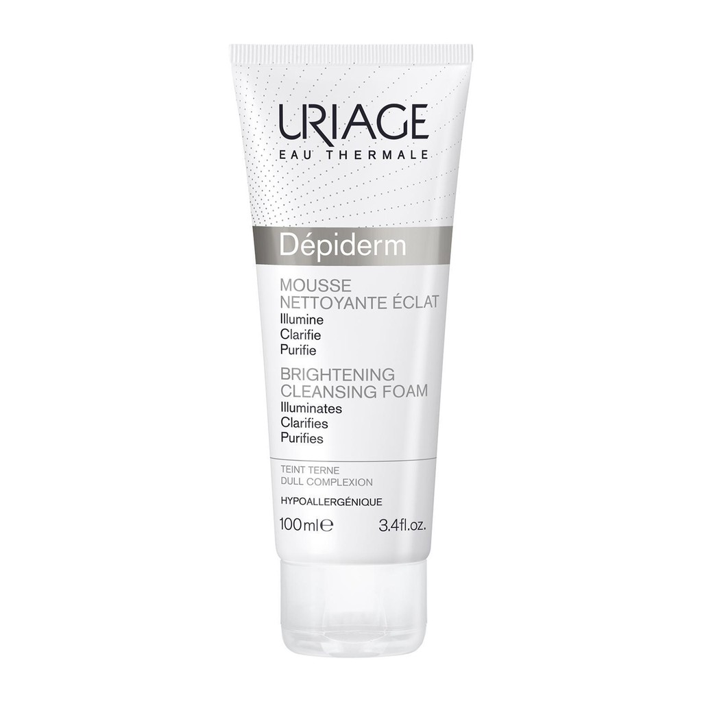 URIAGE SỮA RỬA MẶT SÁNG DA DEPIDERM MOUSSE NETTOYANTE ÉCLAIRCISSANTE 100ML