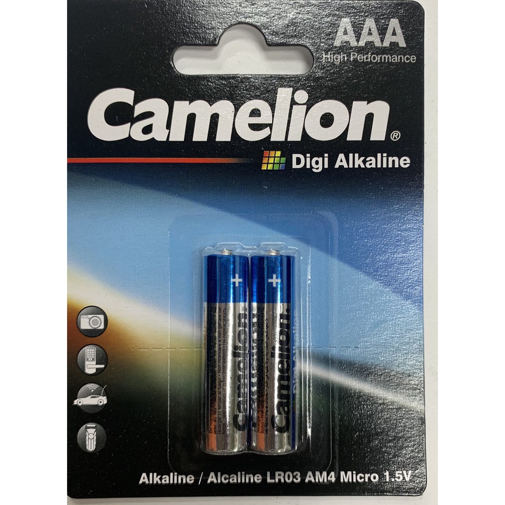 Pin AA/AAA Camelion digi alkaline vỉ 2 viên
