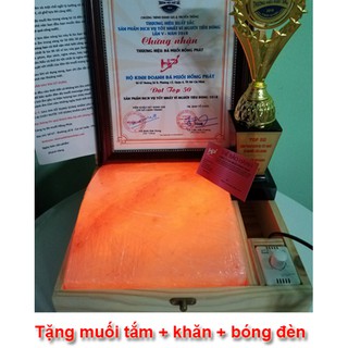 Đá muối massage chân mặt cong