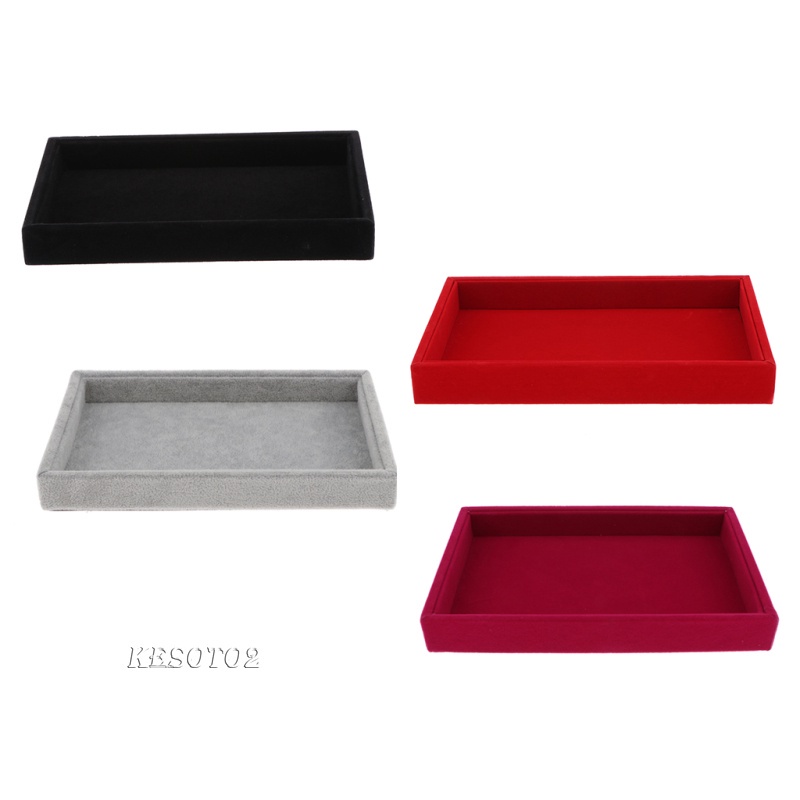 Khay Đựng Trang Sức Bằng Nhung Đa Năng Có Thể Xếp Chồng Lên Nhau Kesoto2