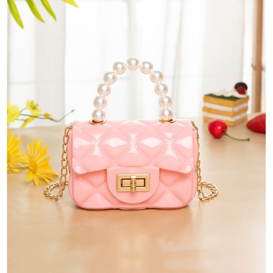 Túi đeo chéo mini Bag.ThanhThu quai ngọc 481