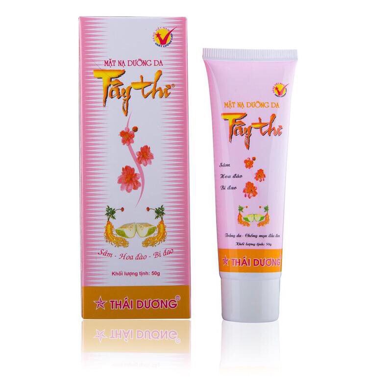 Mặt nạ dưỡng da Tây Thi dưỡng trắng da, làm sạch mụn cám, mụn đầu đen hộp 50g