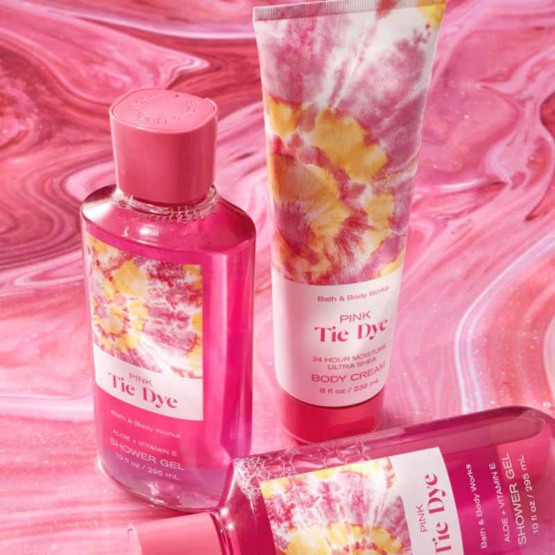 Xịt thơm  Bodymist Bath &amp; Body Works mùi Pink Tie Dye 50ml/100ml - 236ml Full Seal  -𝒑𝒆𝒓𝒇𝒖𝒎𝒆𝒕𝒆𝒔𝒕𝒆𝒓.𝒔𝒈