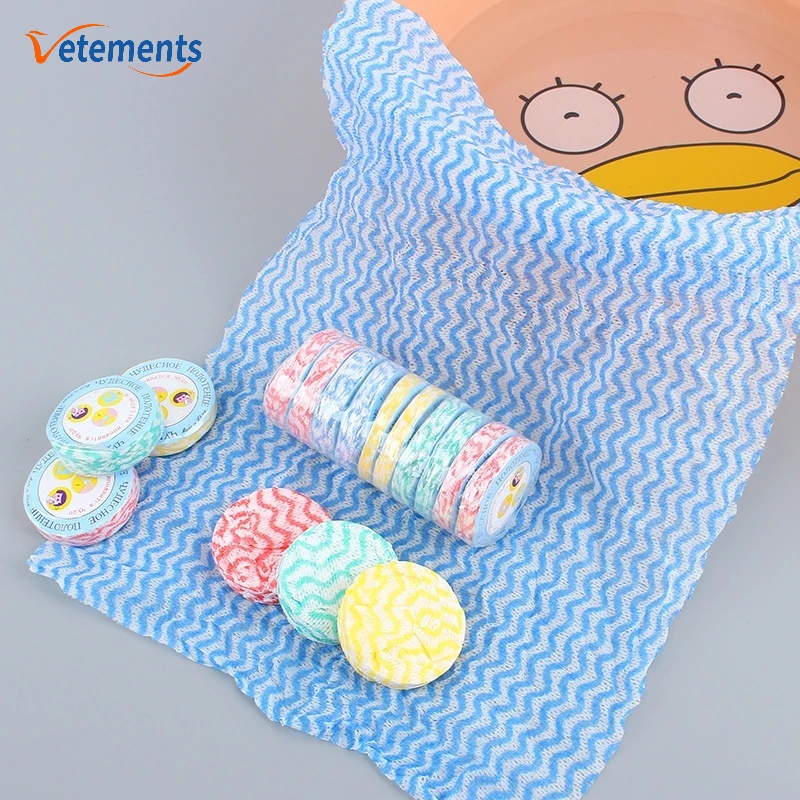 Khăn Nén Sử Dụng 1 Lần Bằng Vải Không Dệt Mềm Mại Thoải Mái