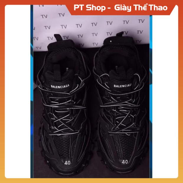 [FreeShip+ Hàng Cao Cấp] Giày thể thao Balen track 3.0 đen, Giày thể thao nam nữ Full phụ kiện Sneaker