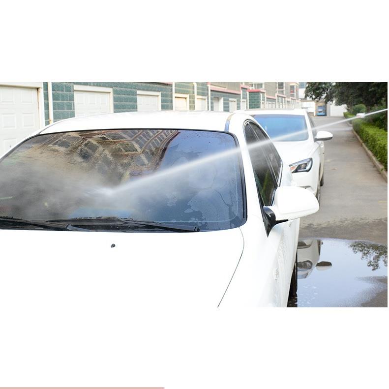 Tưới cây rửa xe Bộ dây và vòi xịt tăng áp lực nước 300% loại 25m cút nhựa,nối nhựa 206587