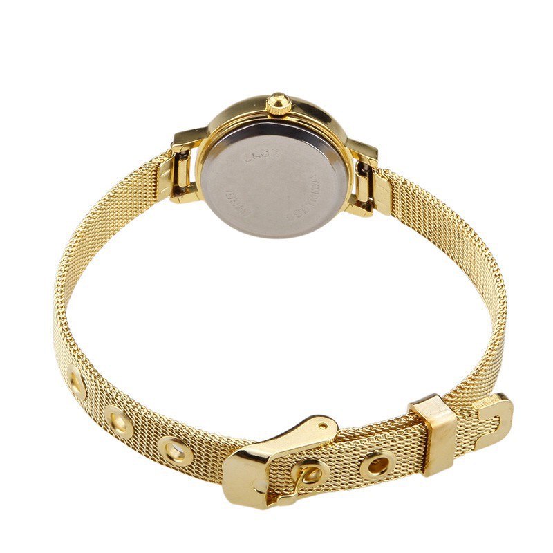 Đồng hồ analog máy quartz mặt tròn loại nhỏ cho nữ